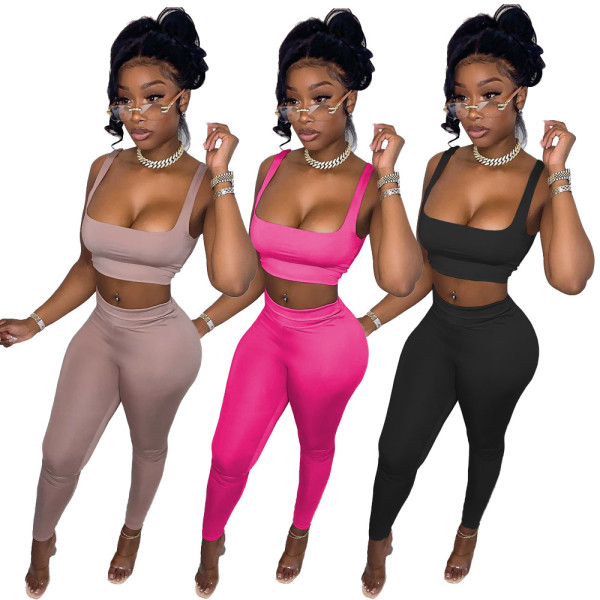 Vest style fashion sexy two-piece suit MN8376