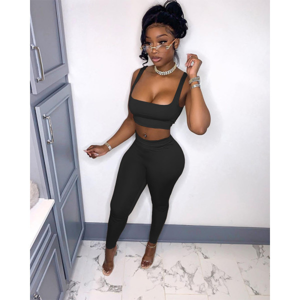Vest style fashion sexy two-piece suit MN8376