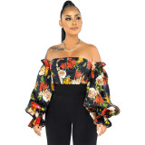Personalized one-shoulder zipper casual top LS9004