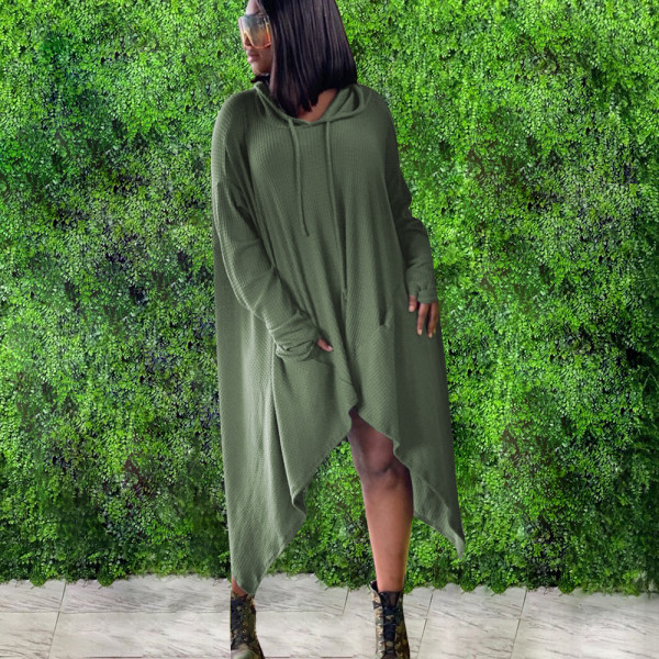 Fashion women's loose fit one-piece dress QS51032