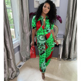 Cute casual printed two-piece suit AC9106