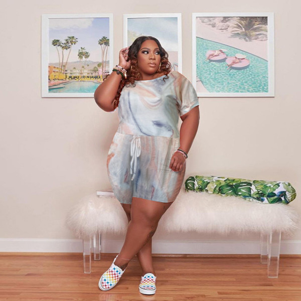 Women's fashion plus size jumpsuit HB4041