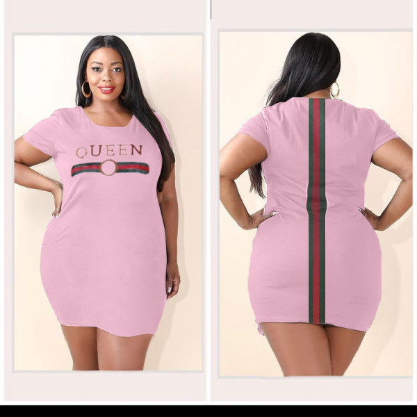 Plus size women's QUEEN fashion women's dress HB4001