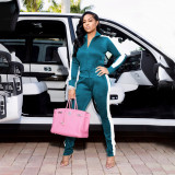 Long-sleeved trousers solid color characteristic leisure sports ladies suit HN049