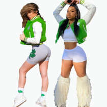 Autumn casual trend baseball uniforms women's jackets FFD1132 Autumn casual trend baseball uniforms women's jackets FFD1132