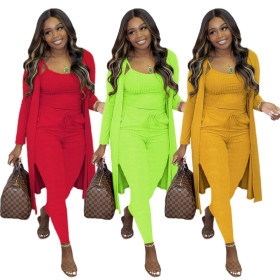 Sexy women's sling long cloak solid color commuter ladies casual suit HN043