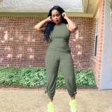 Sleeveless flared trousers suit, one second to turn into pants, two ways to wear the trend L21623