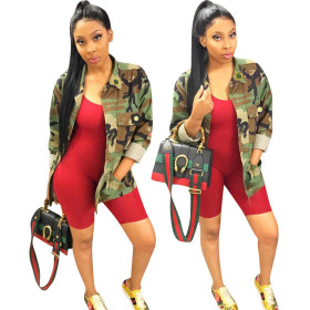 Women's autumn and winter camouflage jacket workwear casual style L6303