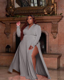 Women's loose [large size] dress JR3655
