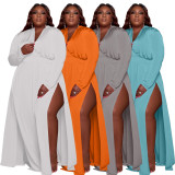Women's loose [large size] dress JR3655