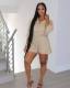 Women's autumn long-sleeved solid color jumpsuit Y5203
