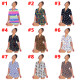 Women's casual fashion pattern printed short-sleeved pajamas home wear two-piece suit D9370