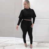 Hot style horse leg sleeve women's two-piece suit F135