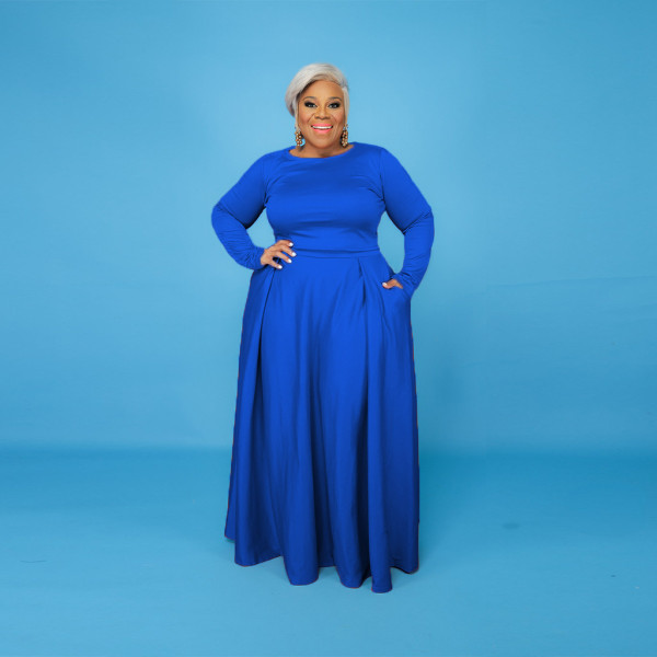 New Hot Sale Multicolor Sexy Fashion Long Skirt Two-piece Women's Suit F128