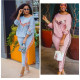Women's new product autumn and winter models pure color sequins silver dot two-piece set OM2014