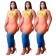 Explosive styles, summer new styles, gradient color plus size women's clothing, fashion sexy dresses H1703