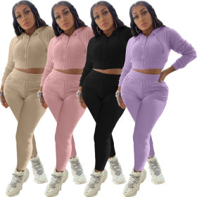 Women's clothing, high-quality fabrics, autumn and winter leisure sports suits L269