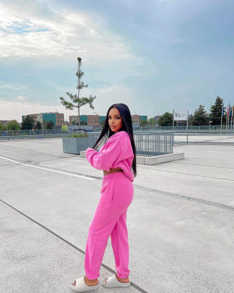 Casual loose sweater suit L267