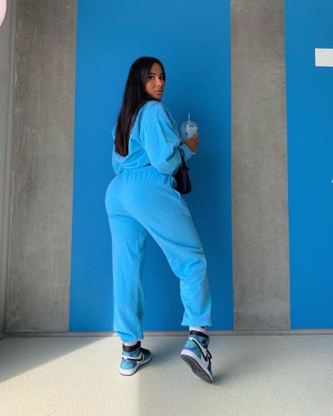 Casual loose sweater suit L267