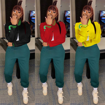 Long-sleeved street hipster baseball uniform jacket M20775