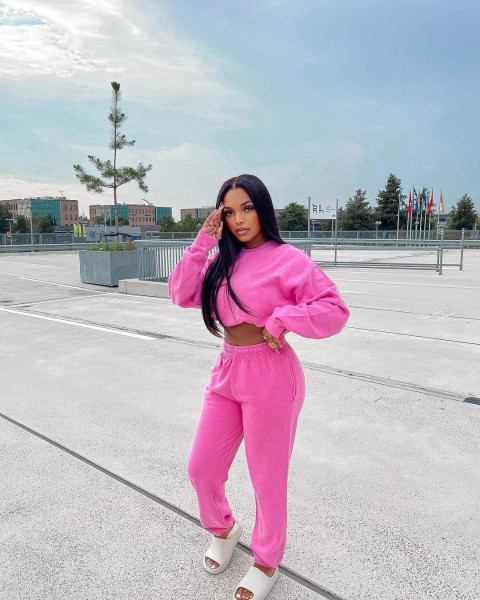 Casual loose sweater suit L267