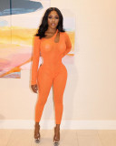 Sexy perspective design jumpsuit YT3292