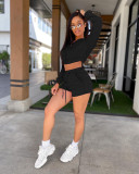 Casual fashion sports two-piece women's suit M8042