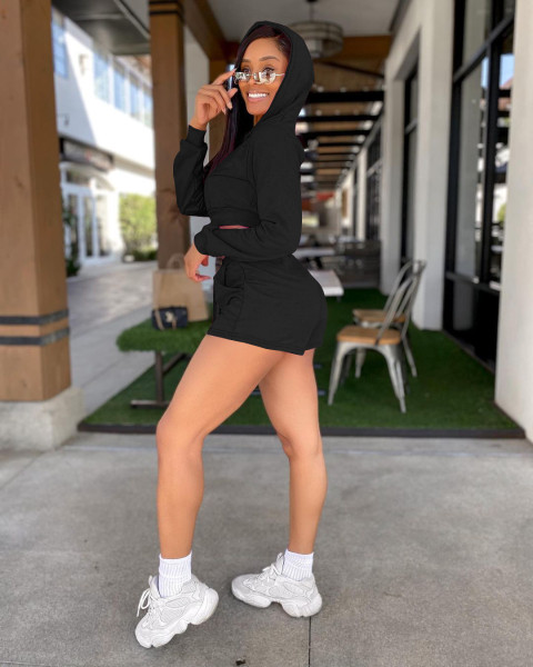 Casual fashion sports two-piece women's suit M8042