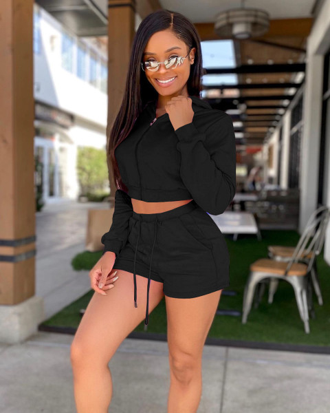 Casual fashion sports two-piece women's suit M8042