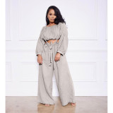 Nightclub wear two-piece rayon pleated sling strap wide-leg pants GL6511