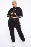 Fashion sexy solid color waist and navel sports suit two-piece suit WY6851