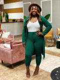 Women's fashion sexy solid color stitching suit pants suit WY6846