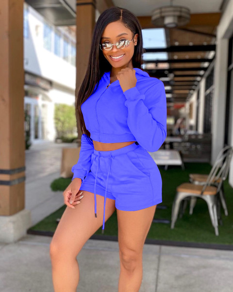 Casual fashion sports two-piece women's suit M8042