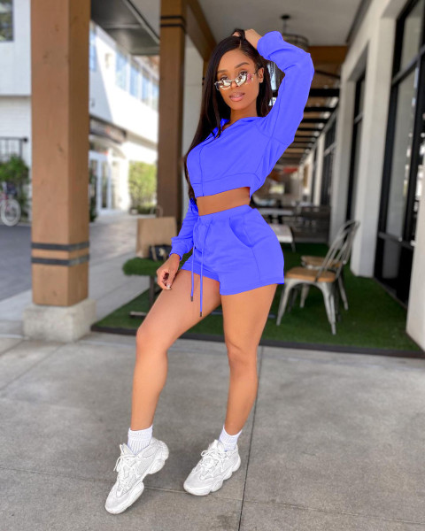 Casual fashion sports two-piece women's suit M8042