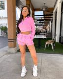 Casual fashion sports two-piece women's suit M8042