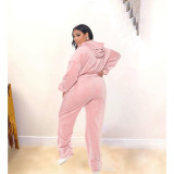 Korean velvet fashion casual three-piece suit AC9111