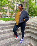 Contrasting loose casual fashion baseball uniform BK00031