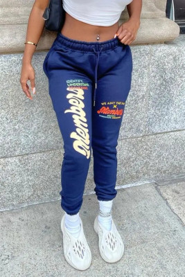 Letter print casual sweatpants BK00030