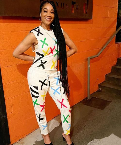 Cute printed sports and leisure two-piece suit AC9099