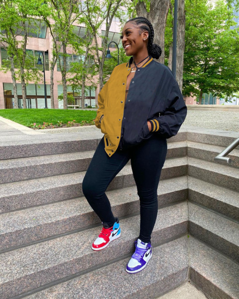 Contrasting loose casual fashion baseball uniform BK00031