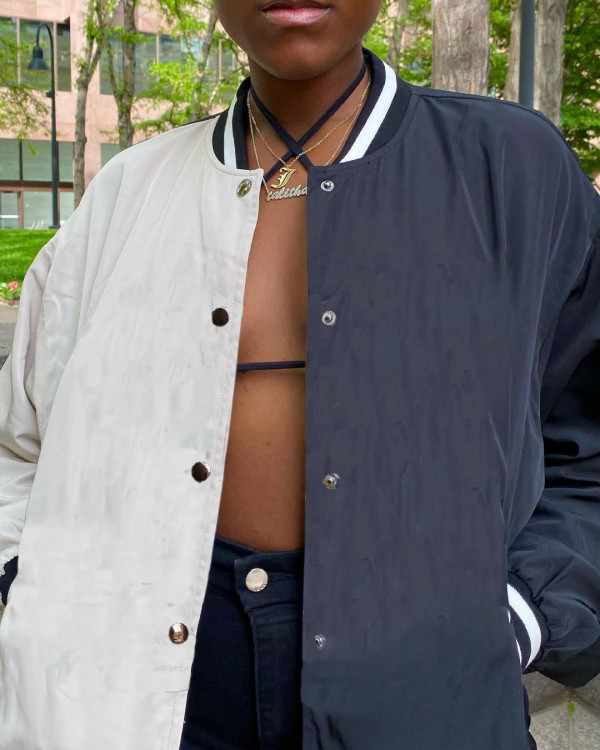 Contrasting loose casual fashion baseball uniform BK00031