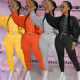 Fashion casual cross-border hot style strappy sweater suit LL6307