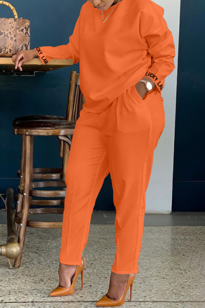 New style sports suit with embroidered letters on cuffs BN209