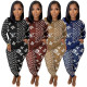 Pit striped printed slim suit BN7220