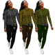 Slim printed two-piece suit BN7225