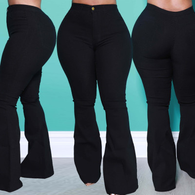 Fall/Winter Women's Fashion Commuter Denim Sweatpants PT7078