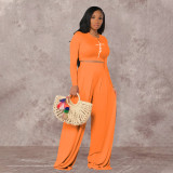 Fashion long-sleeved autumn burst two-piece suit CL68000