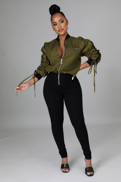 Women's 2021 autumn and winter new casual fashion high-elastic jumpsuit A865