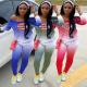 Women's fashion casual positioning printing two-piece women Q77252