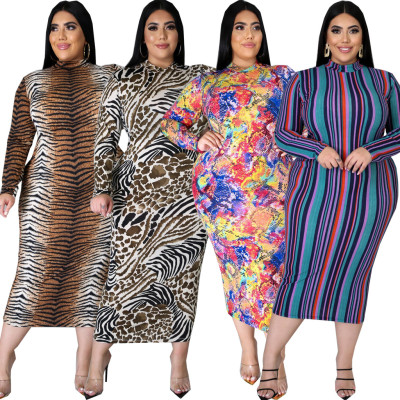 Sexy fashion plus size women's slim dress SMR10603